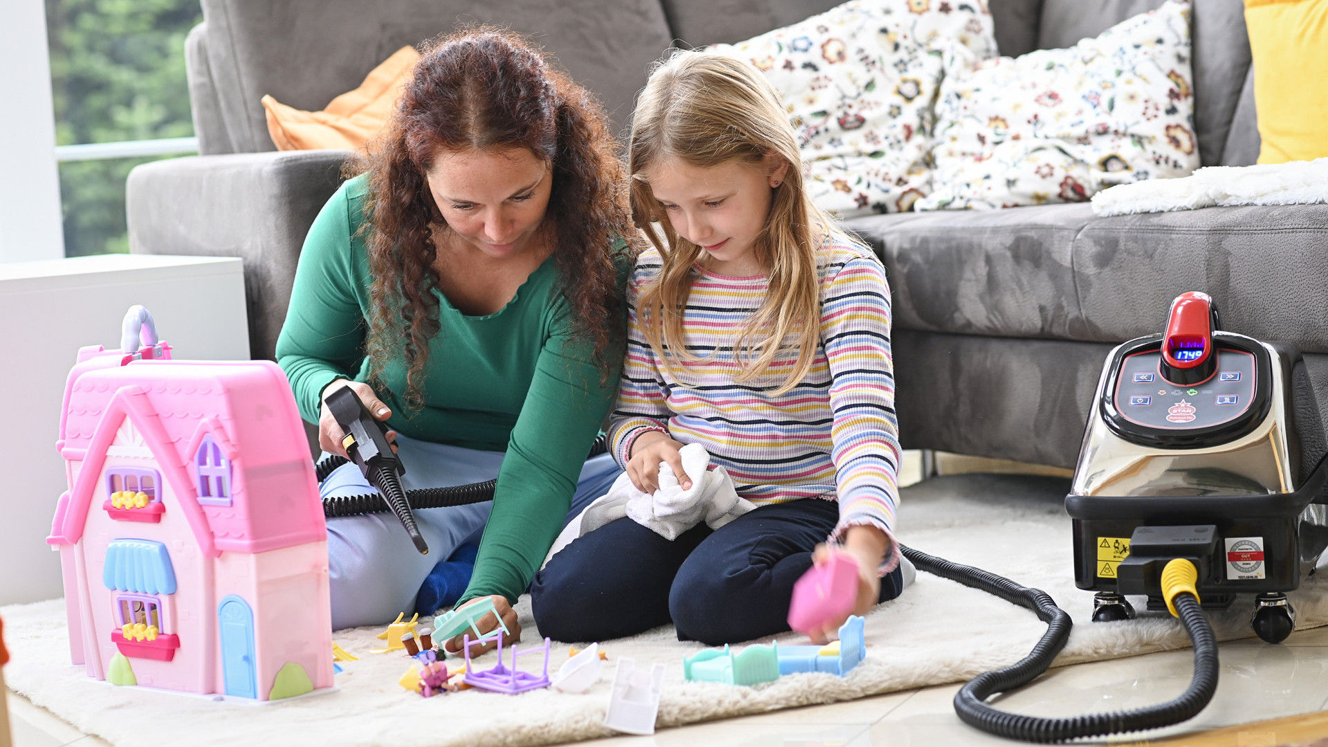 Thermostar Trockendampf, Spielzeug kinderleicht hygienisch reinigen